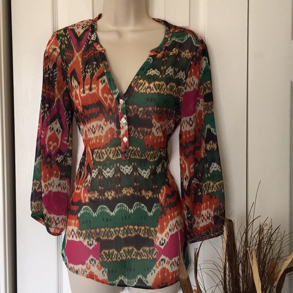 Lucky Brand Tops - LB sheer blouse